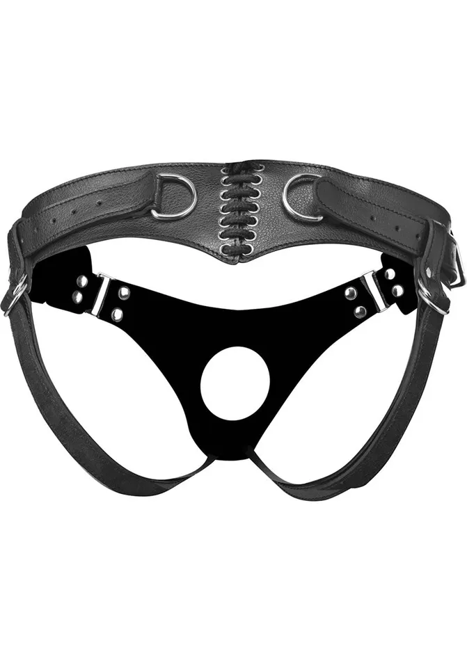 Female Sex Toys Strap U Strap U Bodice Corset Style Strap On Harness Black