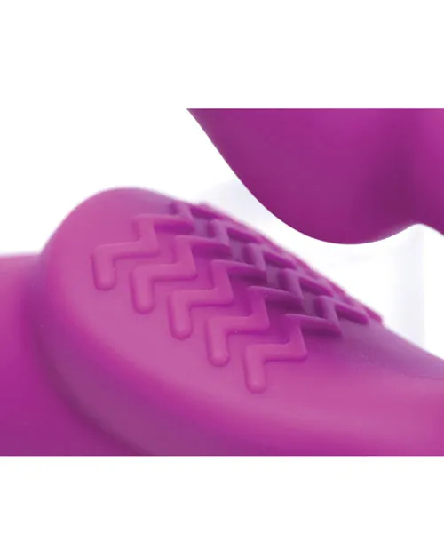 Female Sex Toys Strap U Strap U Evoke Vibrating Silicone Strapless Strap On Pink