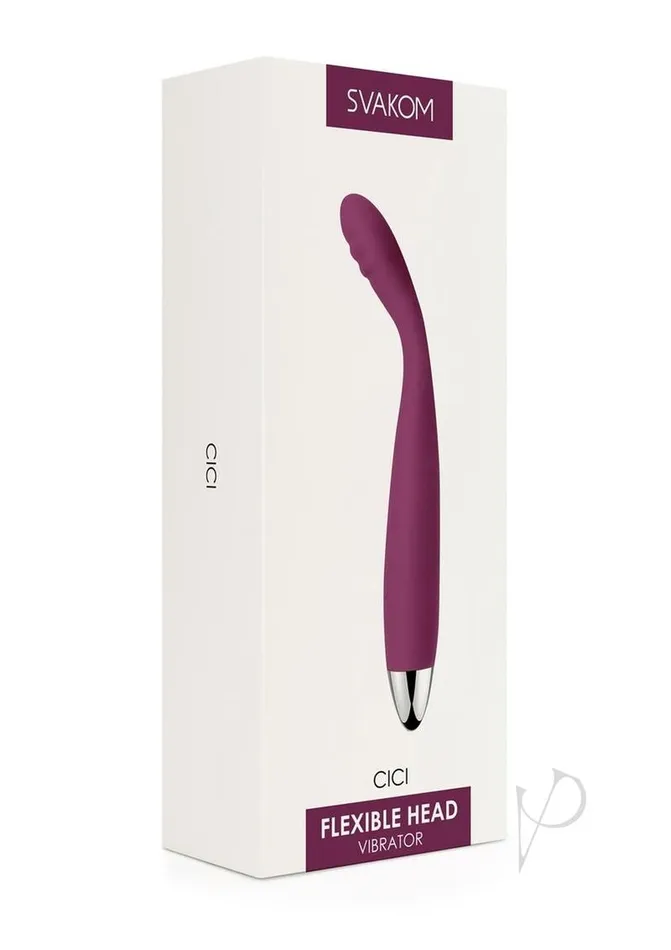 Female Sex Toys Svakom Svakom Cici Rechargeable Silicone GSpot Stimulator VioletSilver Female Sex Toys Svakom Svakom Cici Rechargeable Silicone GSpot Stimulator VioletSilver