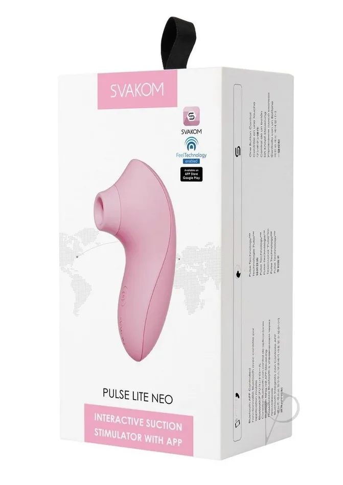 Female Sex Toys Svakom Svakom Pulse Lite Neo Interactive Suction Stimulator Pale Rosette Female Sex Toys Svakom Svakom Pulse Lite Neo Interactive Suction Stimulator Pale Rosette