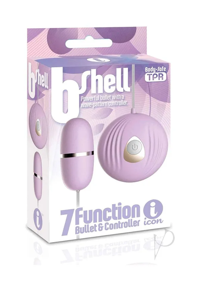 Female Sex Toys The 9s The 9s bShell Bullet with Wired Remote Control Purple Female Sex Toys The 9s The 9s bShell Bullet with Wired Remote Control Purple