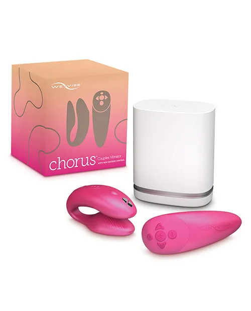 Female Sex Toys We Vibe WeVibe Chorus Rechargeable Couples Vibrator with Squeeze Remote Control Pink