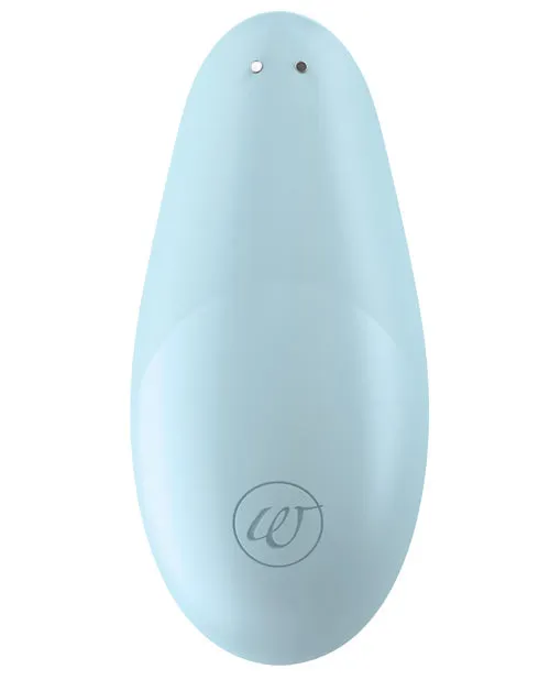 Female Sex Toys Womanizer Womanizer Liberty Rechargeable Silicone Clitoral Stimulator Powder Blue