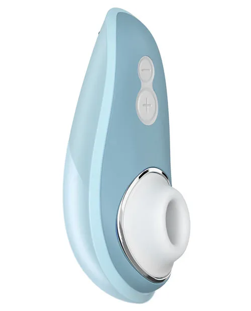 Female Sex Toys Womanizer Womanizer Liberty Rechargeable Silicone Clitoral Stimulator Powder Blue
