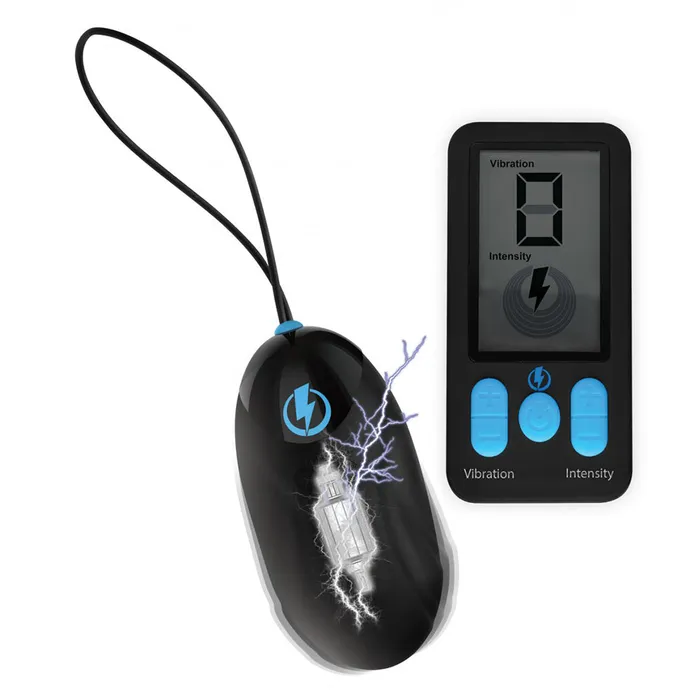 Female Sex Toys Zeus Electrosex EStim Pro Silicone Vibrating Egg with Remote Control