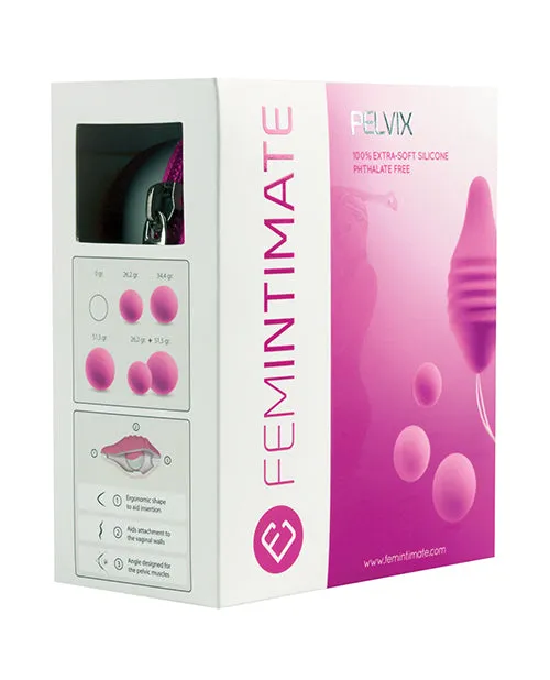 Femintimate Pelvix Trainer Intimate Relax Silicone Dialator Kit 3 Piece Kit Pink Femintimate Couples