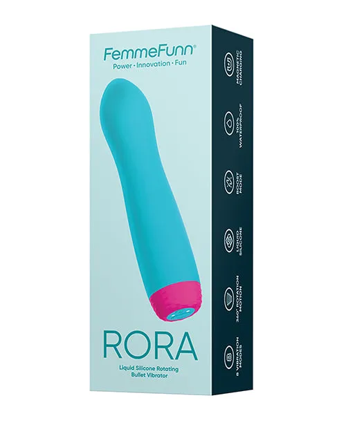 Femme Funn Femme Funn Rora Rotating Bullet Turquoise Female Sex Toys Femme Funn Femme Funn Rora Rotating Bullet Turquoise Female Sex Toys