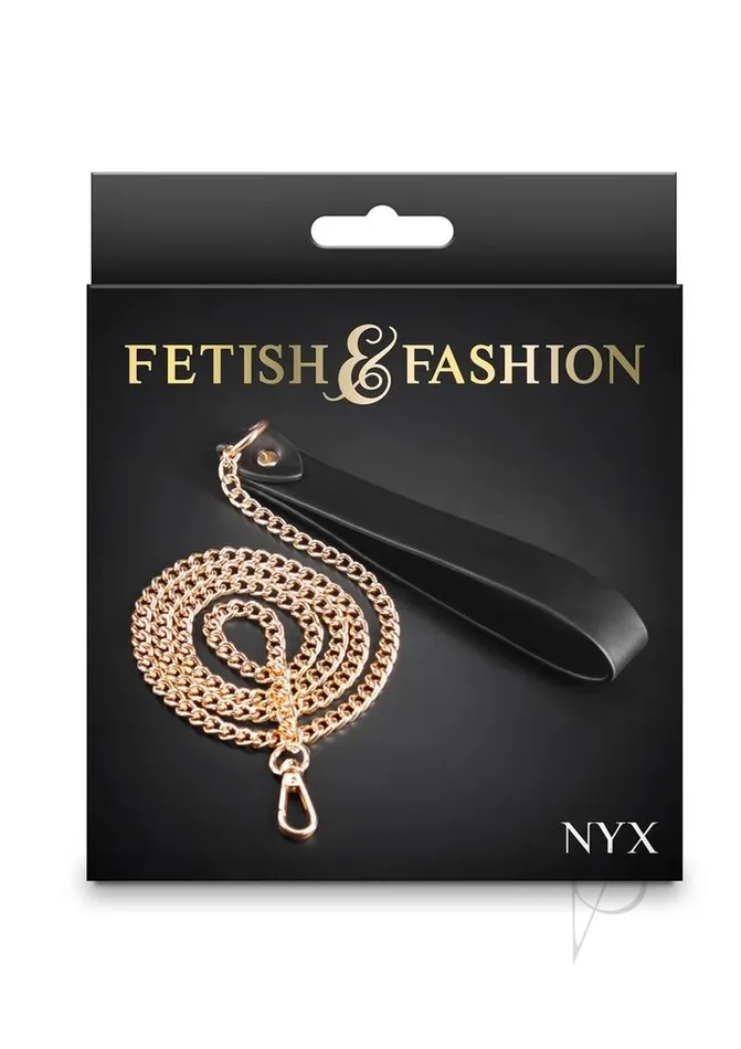 Fetish And Fashion Anal Fetish and Fashion Nyx Leash BlackGold