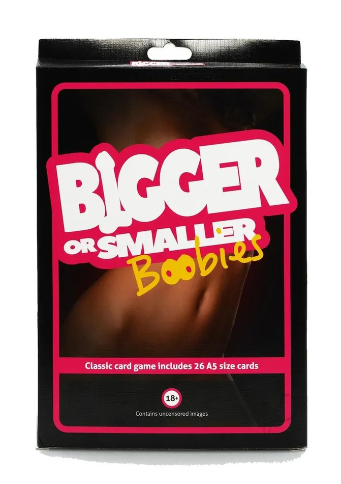 Games Play Wiv Me Play Wiv Me Bigger or Smaller Boobs Card Game