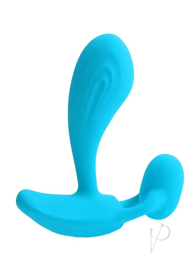 Gender X Wear Me Out Rechargeable Silicone Panty Vibe with Remote Control Blue Gender X Female Sex Toys