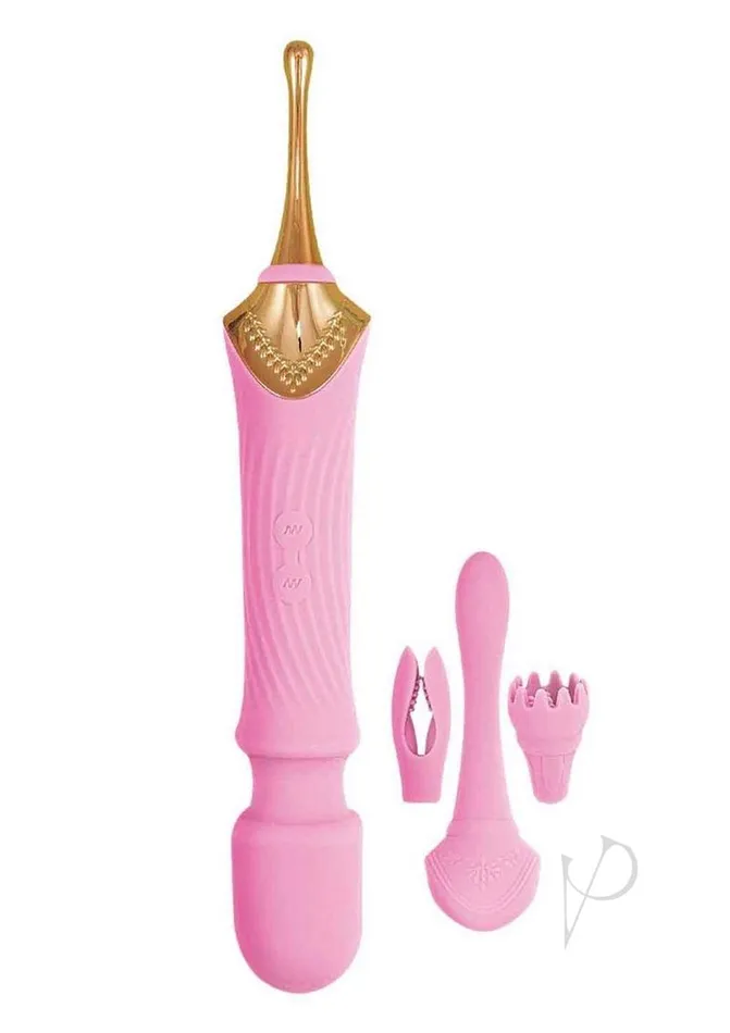 Goddess Pink Elegance Rechargeable Silicone Duel End Vibrator Pink Goddess Vibrators Goddess Pink Elegance Rechargeable Silicone Duel End Vibrator Pink Goddess Vibrators