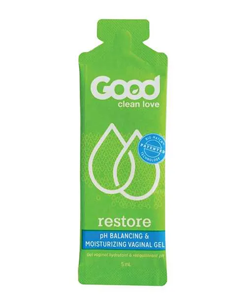 Good Clean Love Lubricants Good Clean Love Bio Match Restore Moisturizing Personal Lubricant 5 ml Foil Good Clean Love Lubricants Good Clean Love Bio Match Restore Moisturizing Personal Lubricant 5 ml Foil