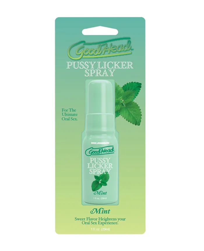 Good Head Male Sex Toys GoodHead Pussy Licker Spray Mint 1oz