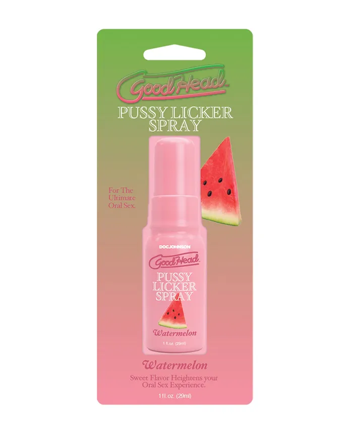 Good Head Male Sex Toys GoodHead Pussy Licker Spray Watermelon 1oz
