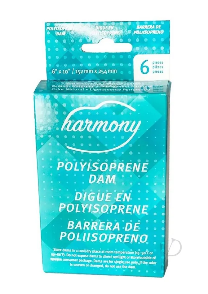 Harmony Enhancers Harmony Dams Polyisoprene 6 Pack