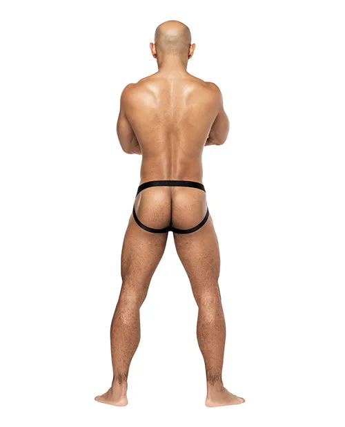 Hocus Pocus Stretch Poly Spandex Uplift Jock Purple LXL Male Power Vibrators