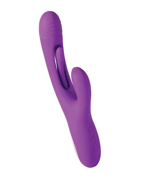 Honey Play Box Vibrators Bora GSpot Tapping Rabbit Vibrator Purple