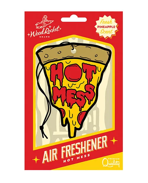 Hot Mess Air Freshener Wood Rocket Vibrators