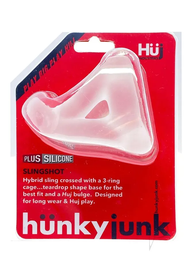 Hunkyjunk Male Sex Toys Hunkyjunk Slingshot Silicone 3 Ring Teardrop Cock Ring Clear Ice Hunkyjunk Male Sex Toys Hunkyjunk Slingshot Silicone 3 Ring Teardrop Cock Ring Clear Ice