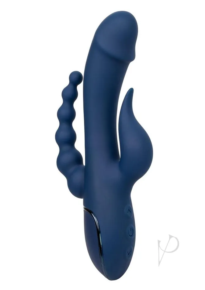 III Triple Orgasm Rechargeable Silicone Stimulating Vibrator Navy Blue Iii Triple Vibrators III Triple Orgasm Rechargeable Silicone Stimulating Vibrator Navy Blue Iii Triple Vibrators