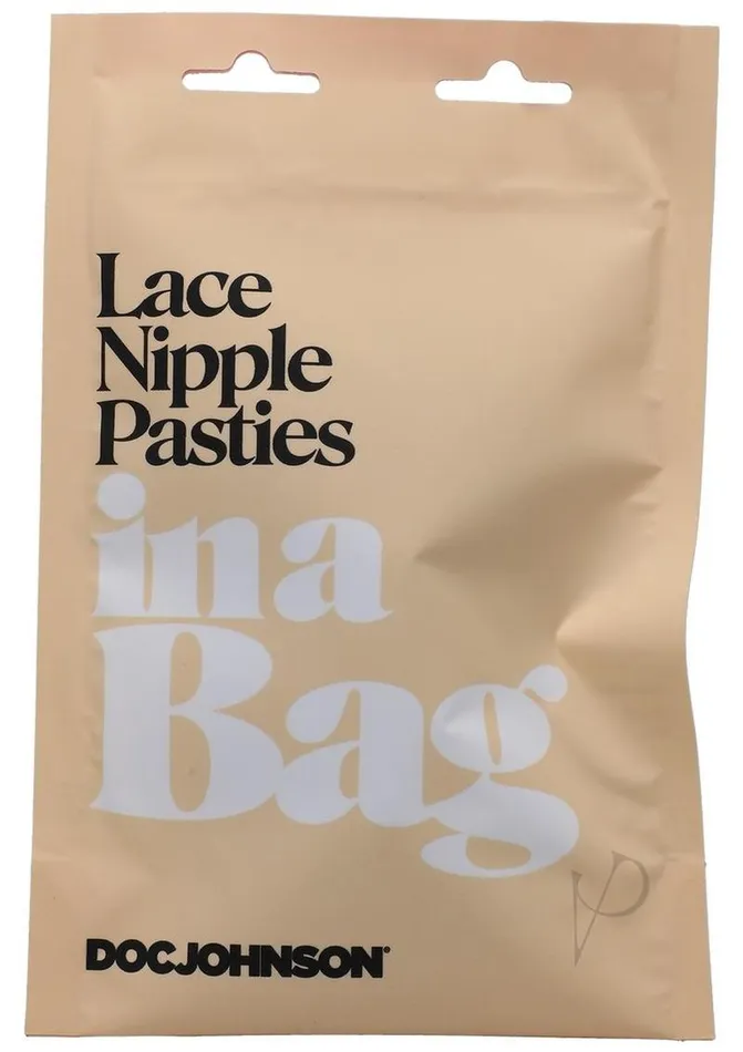 In a Bag Lace Nipple Pasties Black In A Bag Anal