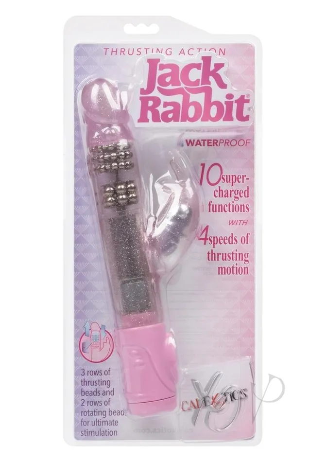 Jack Rabbit Thrusting Action Rabbit Vibrator Pink Jack Rabbit Vibrators
