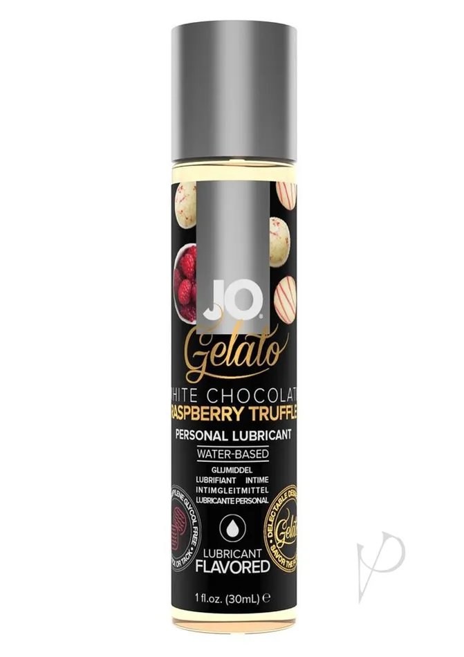 JO Gelato Water Based Lubricant White Chocolate Raspberry Truffle 1oz Bottle System Jo Lubricants JO Gelato Water Based Lubricant White Chocolate Raspberry Truffle 1oz Bottle System Jo Lubricants