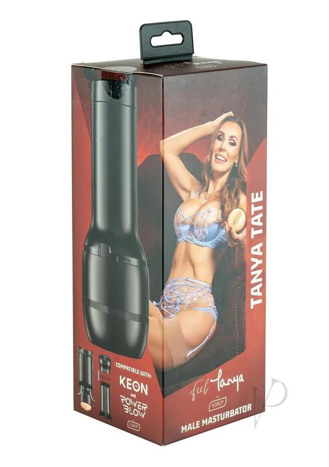 Kiiroo Male Sex Toys Kiiroo Feel Tanya Tate Stroker Pussy BlackVanilla