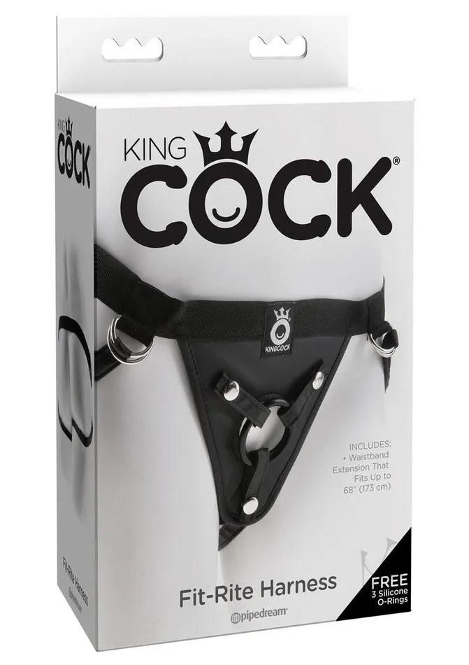 King Cock Dildos King Cock Fit Rite Harness Black