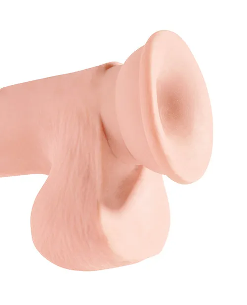 King Cock Dildos King Cock Plus Triple Density Dildo with Balls 75in Vanilla