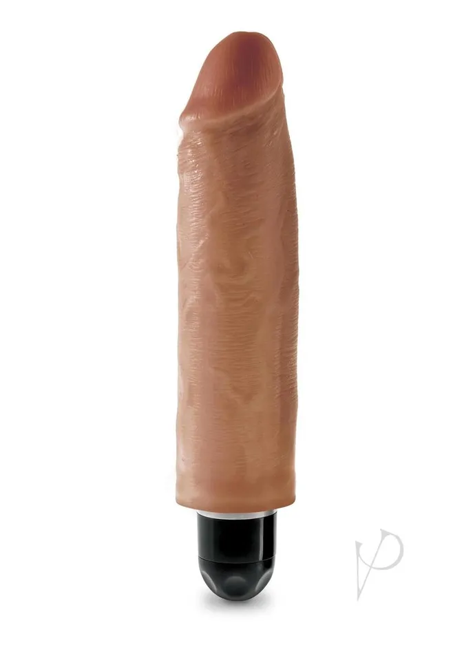 King Cock Dildos King Cock Vibrating Stiffy Dildo 6in Caramel