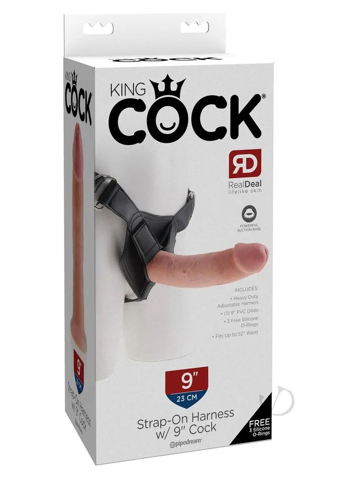 King Cock Strap on Harness with Dildo 9in Vanilla King Cock Female Sex Toys King Cock Strap on Harness with Dildo 9in Vanilla King Cock Female Sex Toys