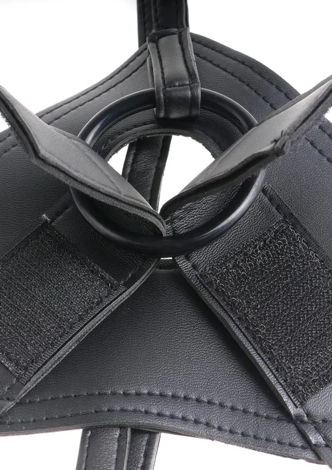 King Cock Strap on Harness with Dildo 9in Vanilla King Cock Female Sex Toys