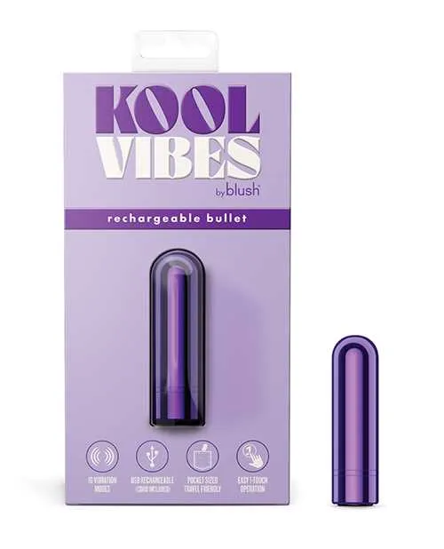 Kool Vibes Rechargeable Mini Bullet Grape Kool Vibes Female Sex Toys Kool Vibes Rechargeable Mini Bullet Grape Kool Vibes Female Sex Toys