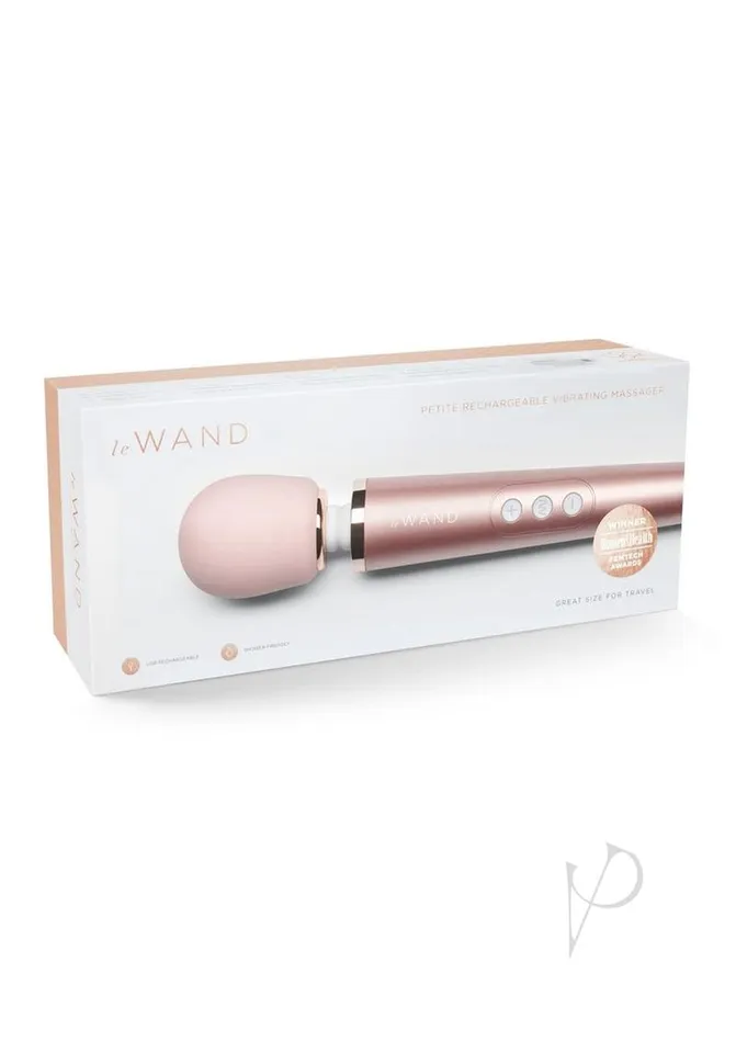 Le Wand Petite Rechargeable Silicone Vibrating Massager Rose Gold Le Wand Female Sex Toys Le Wand Petite Rechargeable Silicone Vibrating Massager Rose Gold Le Wand Female Sex Toys