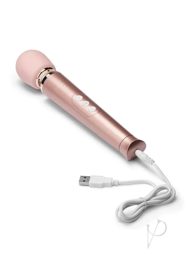 Le Wand Petite Rechargeable Silicone Vibrating Massager Rose Gold Le Wand Female Sex Toys