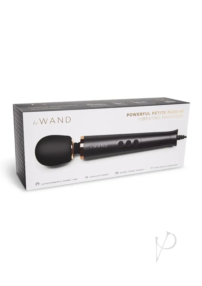 Le Wand Powerful Petite PlugIn Massager Black Le Wand Anal