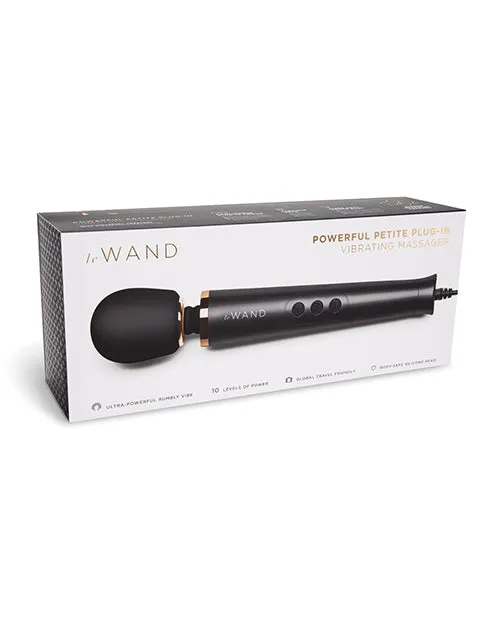 Le Wand Powerful Petite PlugIn Massager Black Le Wand Anal Le Wand Powerful Petite PlugIn Massager Black Le Wand Anal