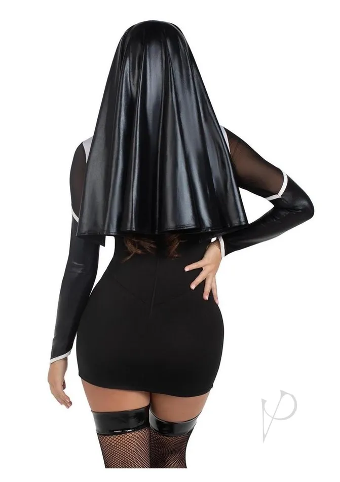 Leg Avenue Anal Leg Avenue Holy Hottie Set Boned Garter Dress with Cross Accents and Nun Habit 2 Piece Medium BlackWhite Leg Avenue Anal Leg Avenue Holy Hottie Set Boned Garter Dress with Cross Accents and Nun Habit 2 Piece Medium BlackWhite
