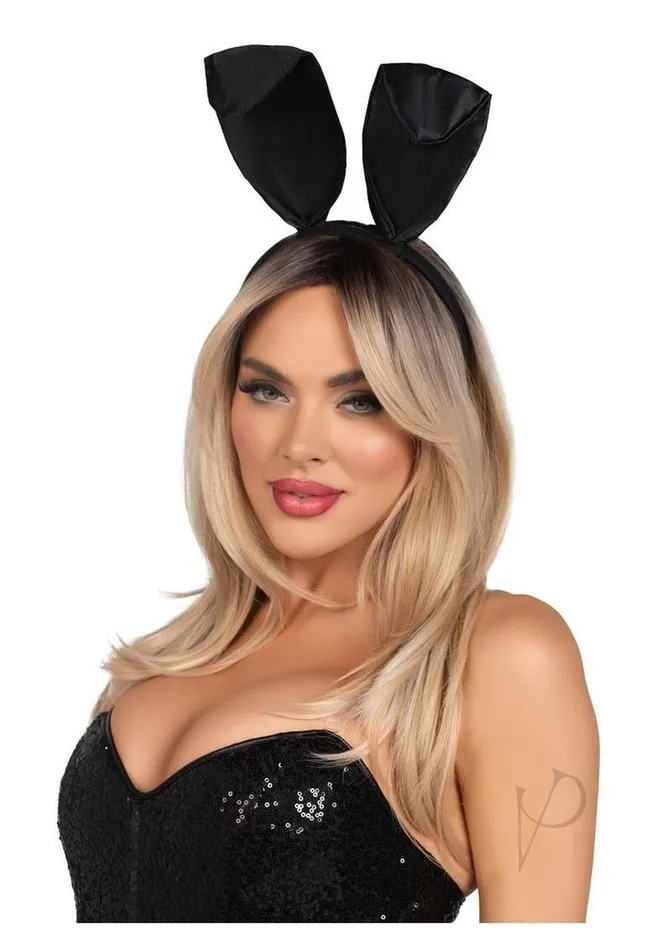 Leg Avenue Bunny Kit PinOn Tail and Bendable Satin Ear Headband OS BlackWhite Leg Avenue Vibrators