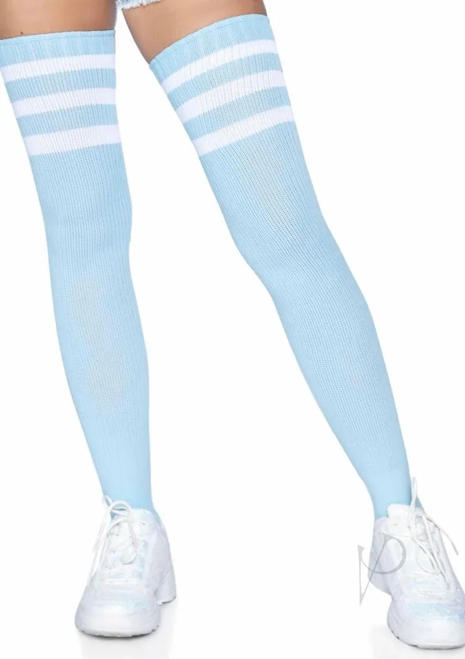 Leg Avenue Vibrators Leg Avenue Athlete Thigh Hi 3 Stripe Top OS Light Blue Leg Avenue Vibrators Leg Avenue Athlete Thigh Hi 3 Stripe Top OS Light Blue