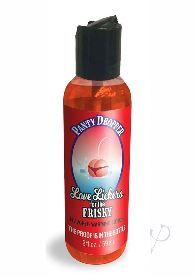 Love Lickers Cherry Flavored Warming Massage Oil 2oz Panty Dropper Love Lickers Couples