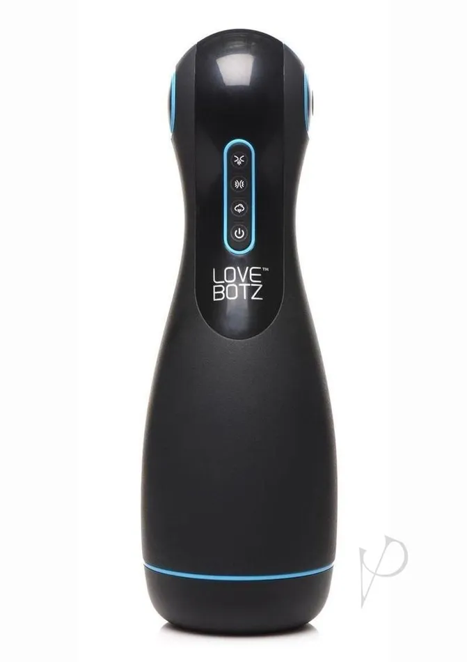 Lovebotz LoveBotz Auto Milker Extreme Rechargeable 16X Sucking Masturbator BlackBlue Male Sex Toys