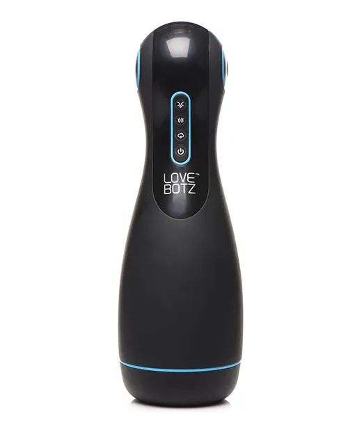 Lovebotz LoveBotz Auto Milker Extreme Rechargeable 16X Sucking Masturbator BlackBlue Male Sex Toys