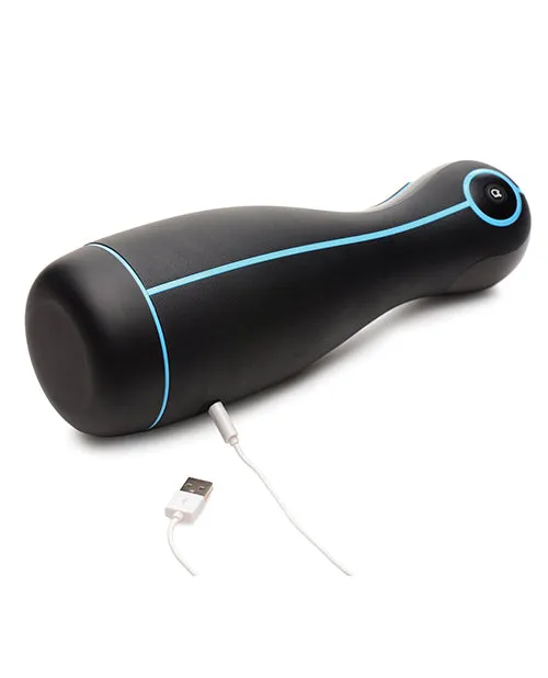 Lovebotz LoveBotz Auto Milker Extreme Rechargeable 16X Sucking Masturbator BlackBlue Male Sex Toys