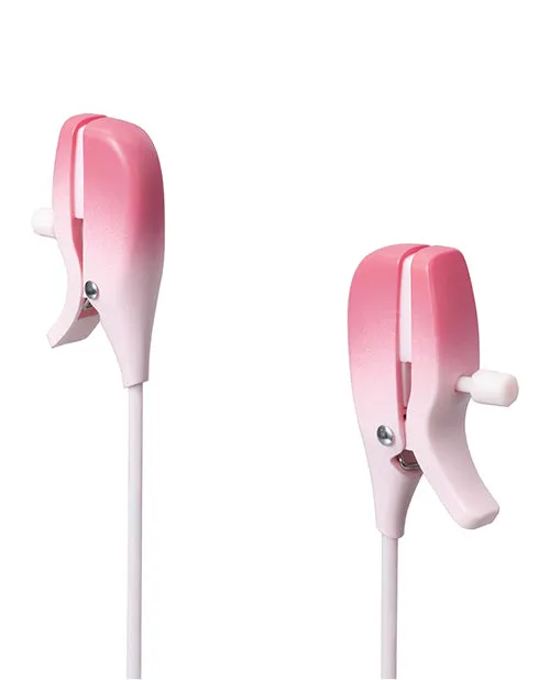 Lovense Gemini Rechargeable Silicone AppControl Nipple Clamps Pink Lovense Female Sex Toys Lovense Gemini Rechargeable Silicone AppControl Nipple Clamps Pink Lovense Female Sex Toys