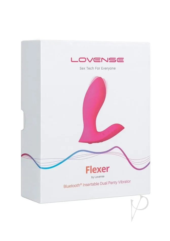 Lovense Vibrators Lovense Flexer Rechargeable Silicone AppControlled Panty Vibrator Pink Lovense Vibrators Lovense Flexer Rechargeable Silicone AppControlled Panty Vibrator Pink