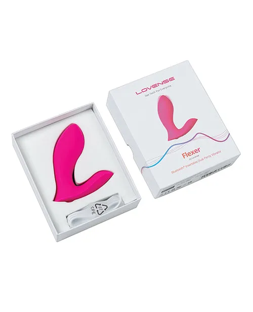 Lovense Vibrators Lovense Flexer Rechargeable Silicone AppControlled Panty Vibrator Pink Lovense Vibrators Lovense Flexer Rechargeable Silicone AppControlled Panty Vibrator Pink