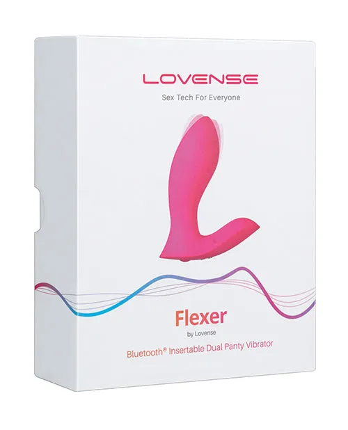 Lovense Vibrators Lovense Flexer Rechargeable Silicone AppControlled Panty Vibrator Pink Lovense Vibrators Lovense Flexer Rechargeable Silicone AppControlled Panty Vibrator Pink