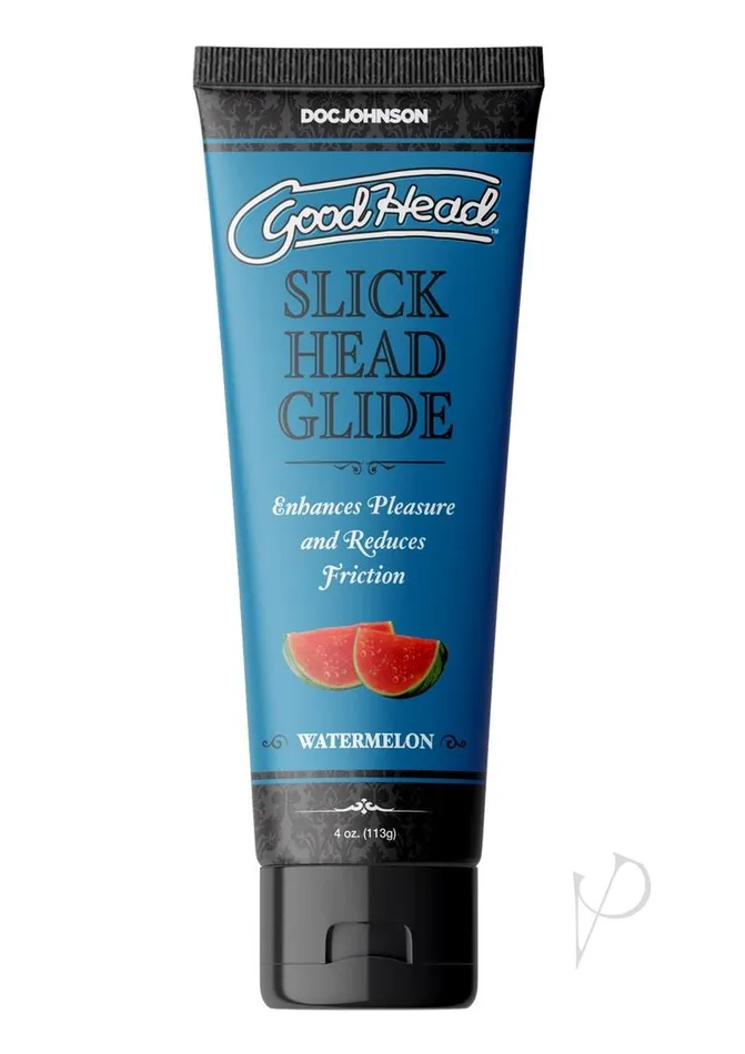 Lubricants GoodHead Slick Head Glide Water Based Flavored Lubricant Watermelon 4oz Good Head Lubricants GoodHead Slick Head Glide Water Based Flavored Lubricant Watermelon 4oz Good Head